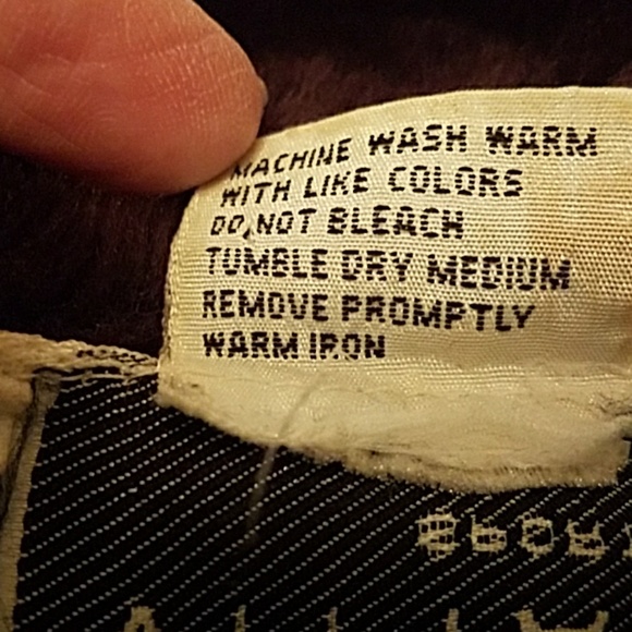 VINTAGE Blue Jean jacket with faux fur trimming - Picture 6 of 8